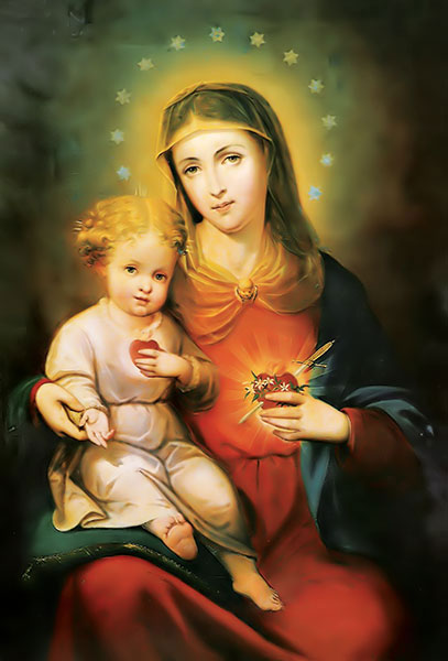 Hình Mẹ Maria 05 - Hình Mẹ Maria và Chúa Jesus