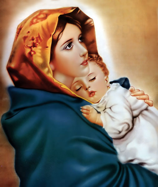 Hình Chúa Giêsu và Mẹ Maria - Hình Mẹ Maria 07