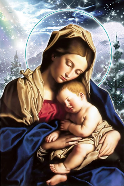Hình Mẹ Maria 39 - in hình Mẹ Maria lên Canvas