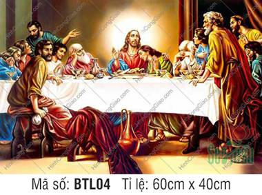 Tranh Bữa Tiệc Ly đẹp nhất BTL04