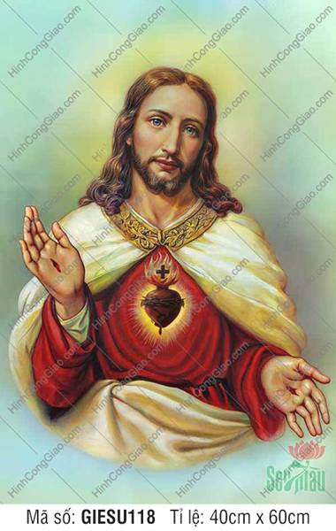 Hình Chân dung Chúa Jesus GIESU118