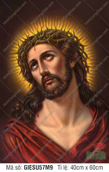 Hình Chân dung Chúa Jesus GIESU57M9