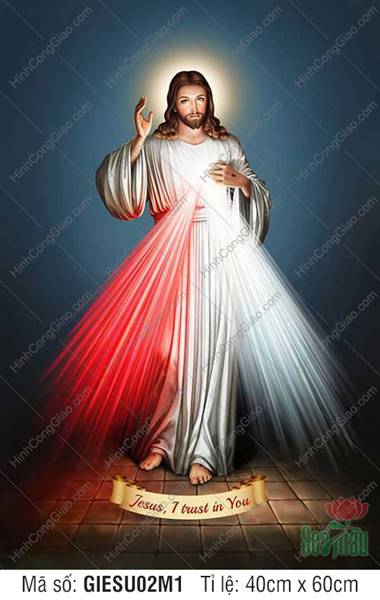Hình chúa Giêsu đẹp GIESU02M1 - Hình Công Giáo - Tranh Công Giáo
