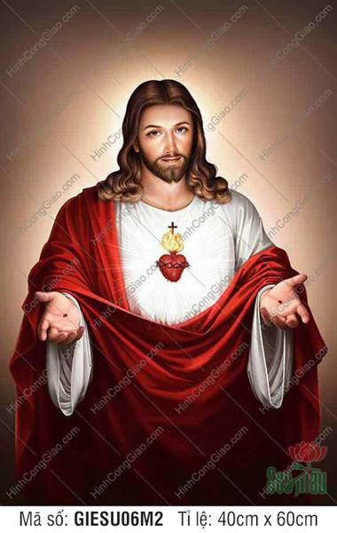Tranh Chân dung Chúa Giêsu GIESU06M2