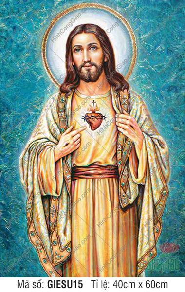Tranh Chân dung Chúa Jesus GIESU15