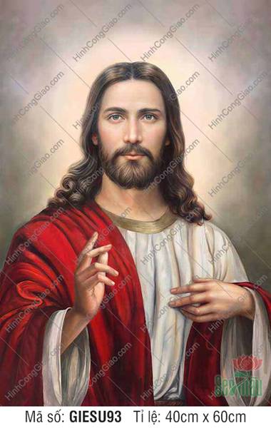 Tranh Chân dung Chúa Jesus GIESU93