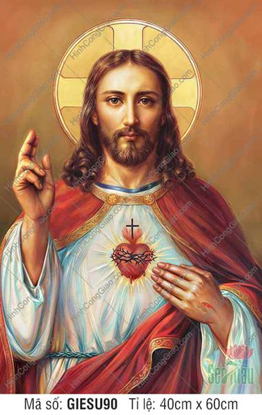 Tranh ảnh chúa Jesus GIESU90