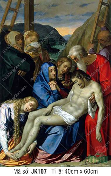 Tranh Công Giáo chất lượng cao JK107, hình Công Giáo