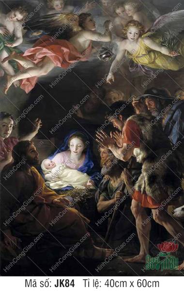 Tranh Công Giáo đẹp JK84, hình Công Giáo
