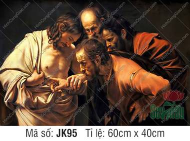 Tranh Công Giáo đẹp JK95, hình Công Giáo