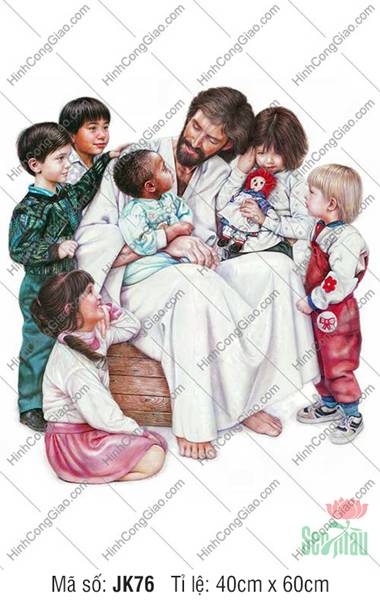 Tranh treo tường Công Giáo JK76, tranh Công Giáo