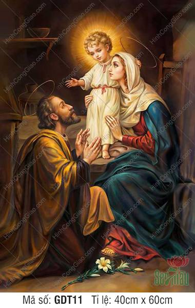 Tranh Gia Đình Thánh Gia GDT11