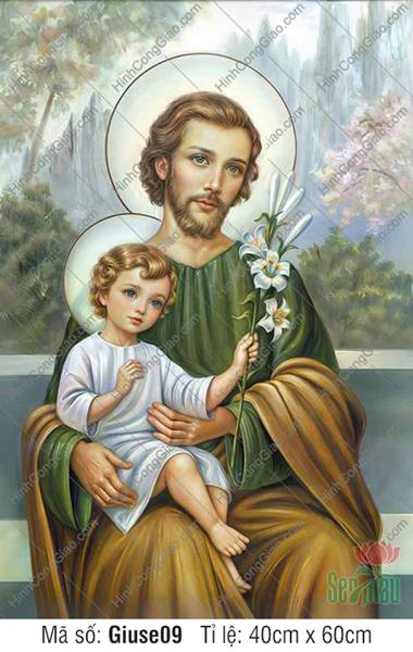 Tranh Thánh Giuse đẹp Giuse09