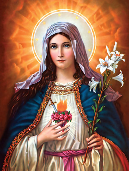 Tranh tô màu - Lễ Đức Maria Mẹ Thiên Chúa | Tổng Giáo Phận Hà Nội