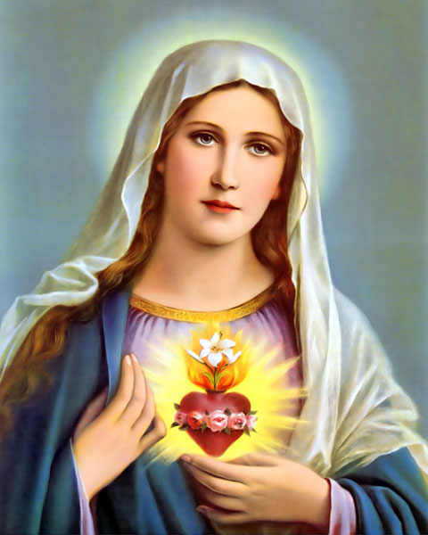 Tranh công giáo hình đức mẹ maria bế con  Thế giới tranh đẹp